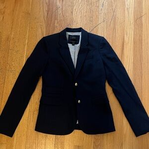 J Crew Navy Blazer 2T